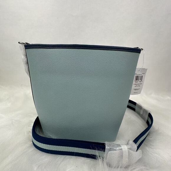 COACH City Bucket Bag Shoulder/Crossbody In Colorblock In Leather Blue CBA54 NWT - Picture 4 of 9